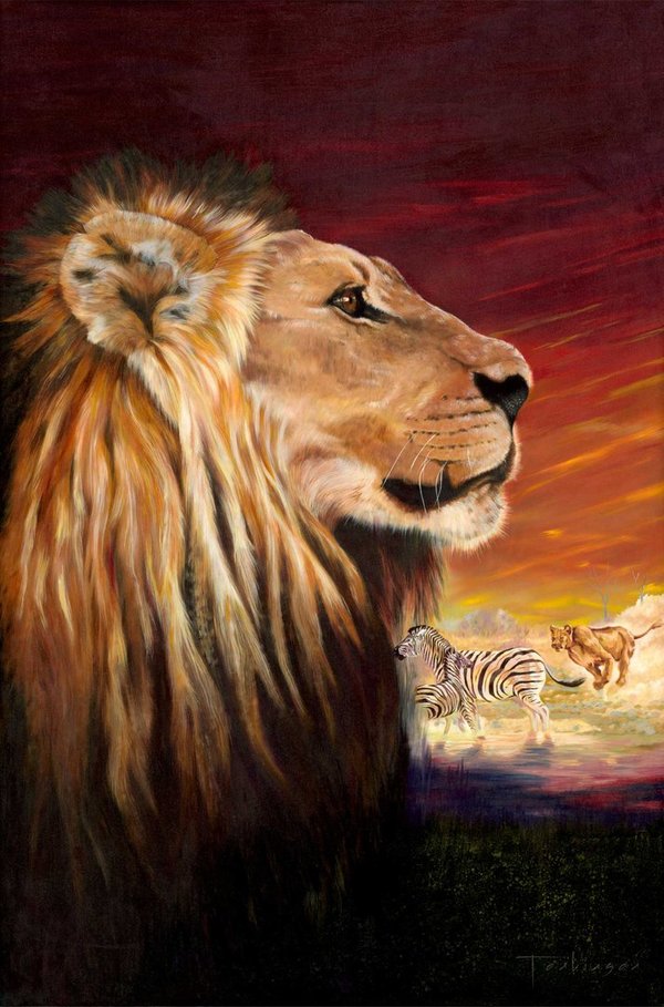 Lion's Pride - Lyve Canvas Limited Edition 150x103cm